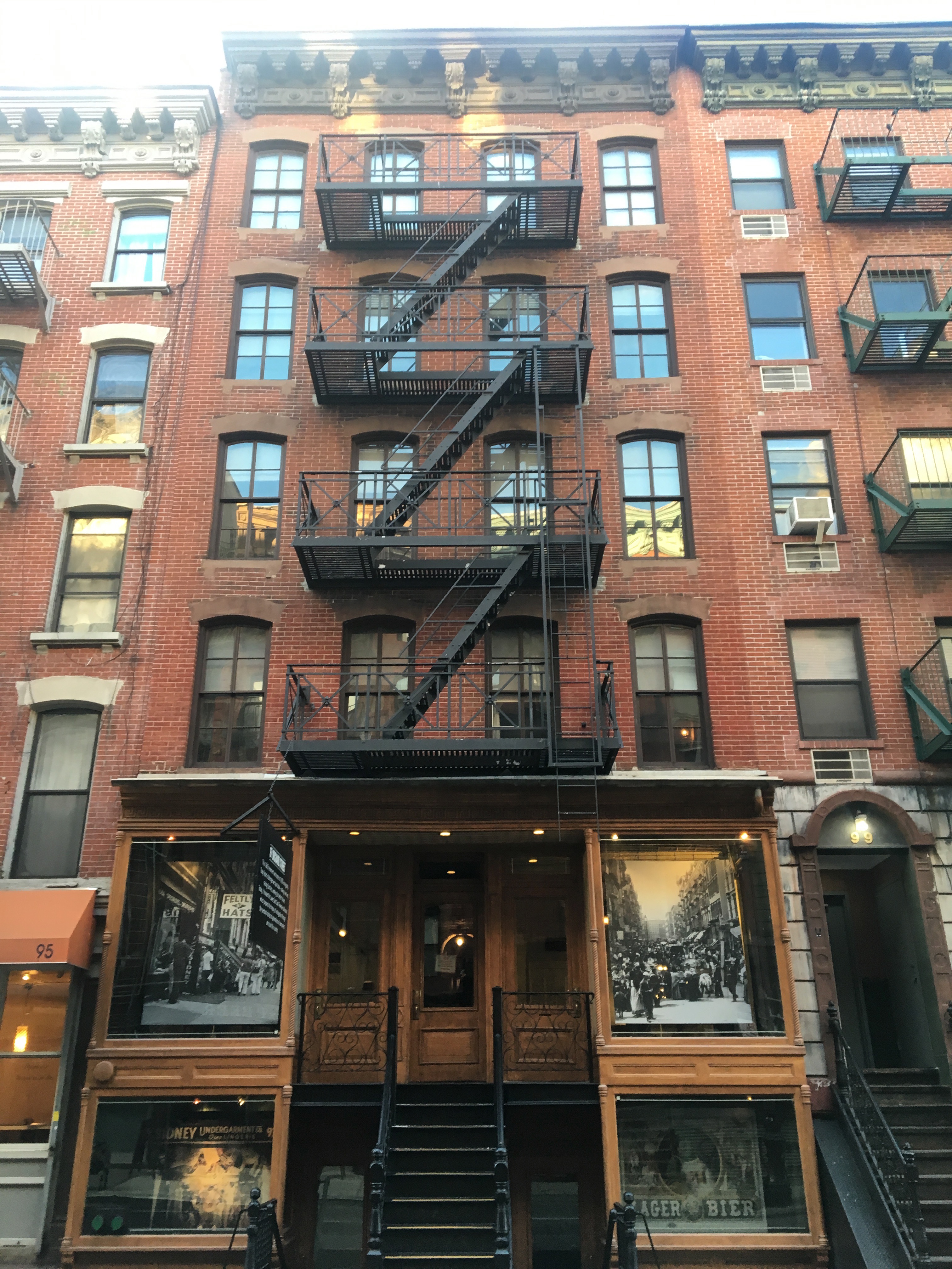 Figure 3: Exterior of the Lower East Side Tenement Museum, March 10, 2017.